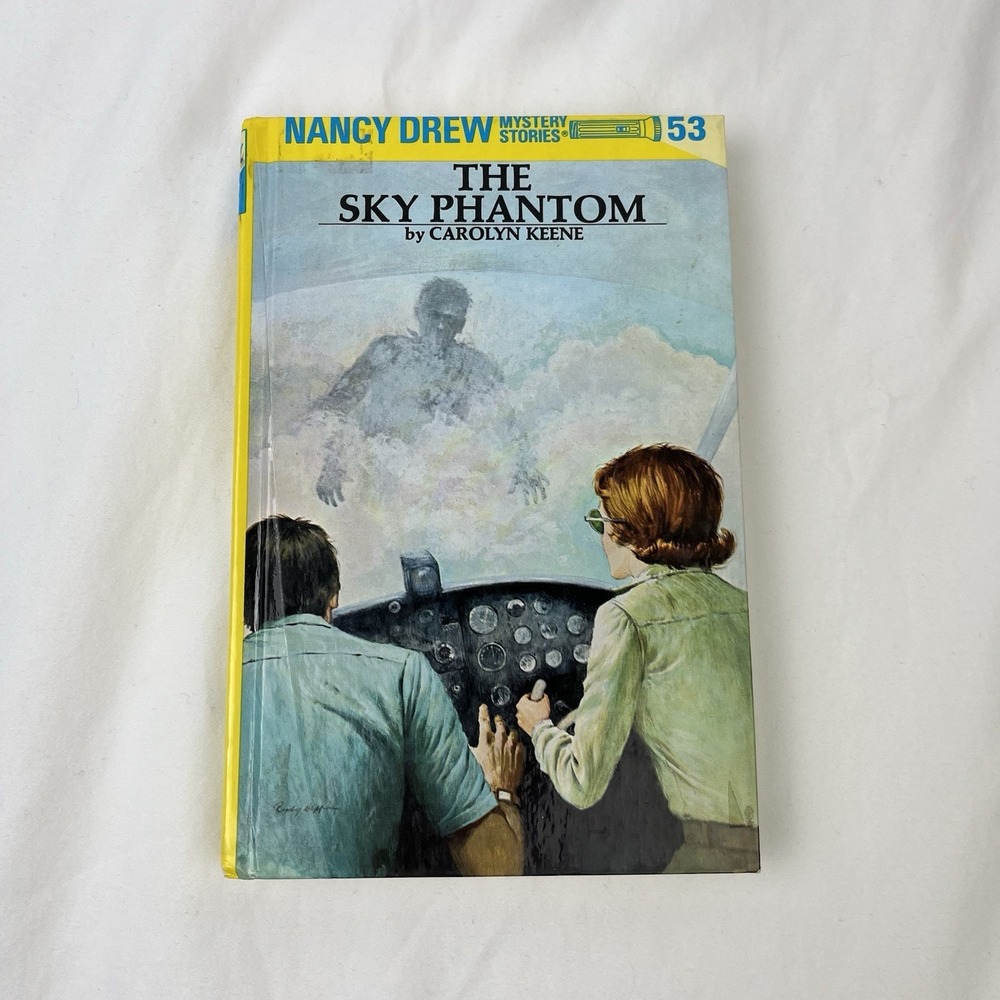 Nancy‎ Drew # 53 The Sky Phantom Carolyn Keene Vintage Hardcover 1989 Printing
